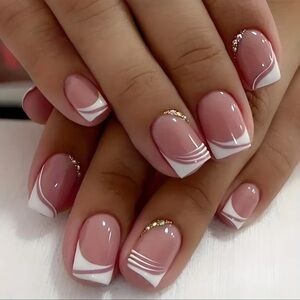 24pcs Square Press-On Nails
